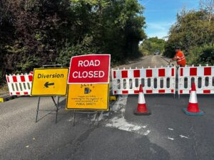 Road closed